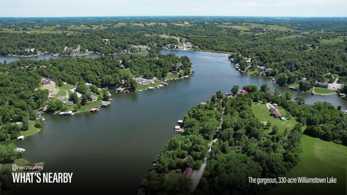 Big Family Lodge Near Ark Sleeps 16 วิลเลียมส์ทาวน์ ภายนอก รูปภาพ